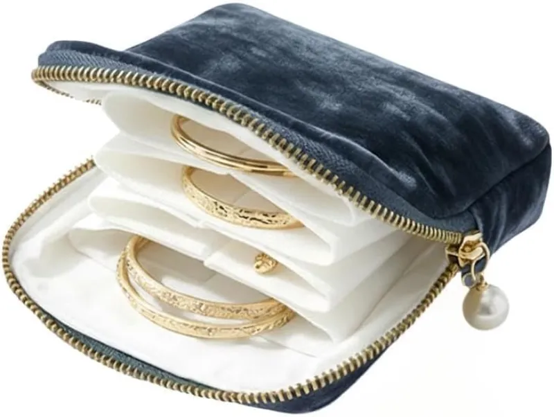 Travel Jewelry Case - Velvet Organizer